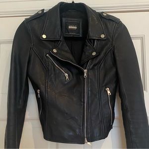 Zara leather jacket